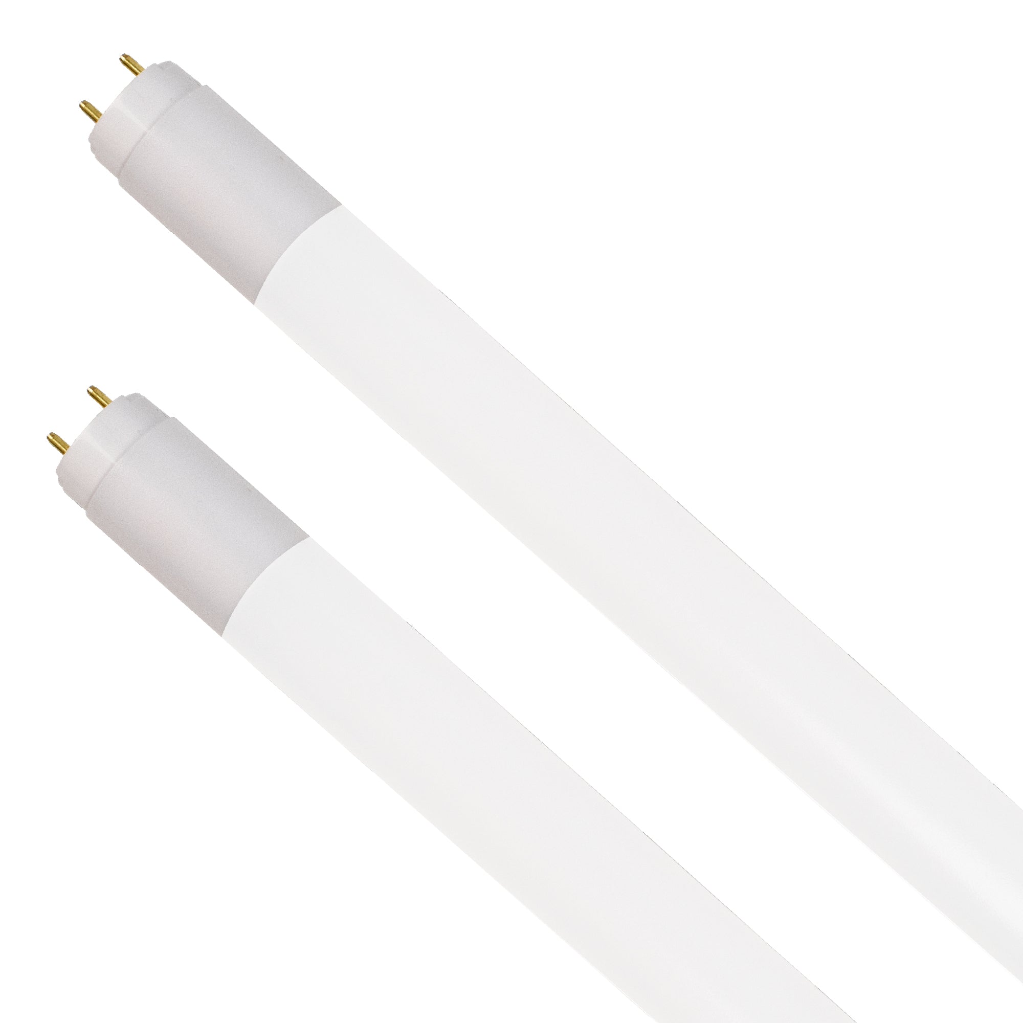 led shop lights on white background