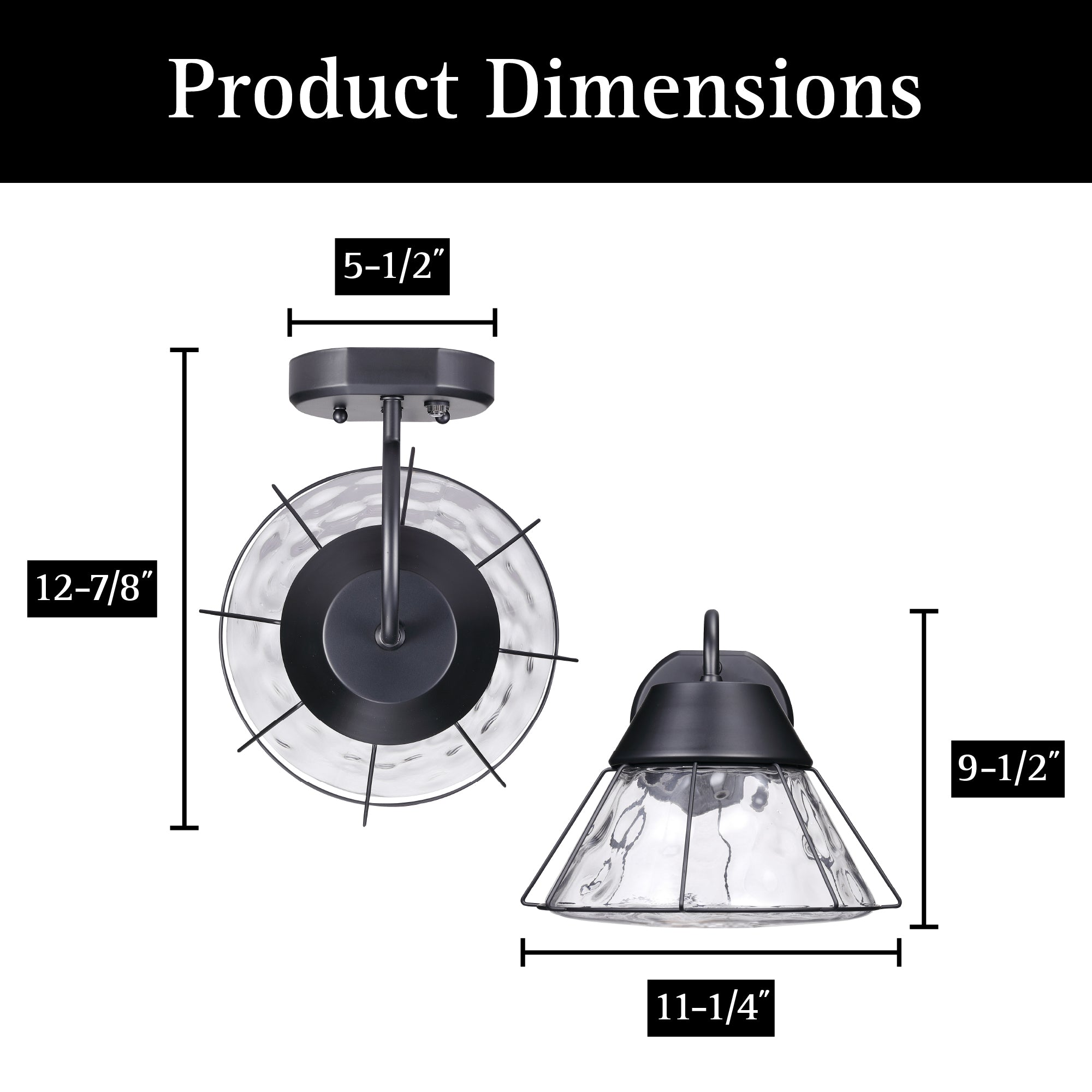 ULTRALUX® 120VAC Lakestone LED Outdoor Wall Sconce