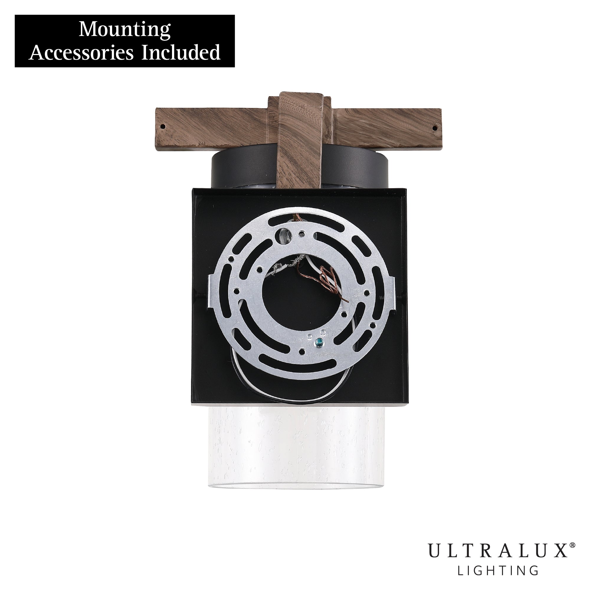 ULTRALUX® 120VAC Rustic Vanity 1-Light