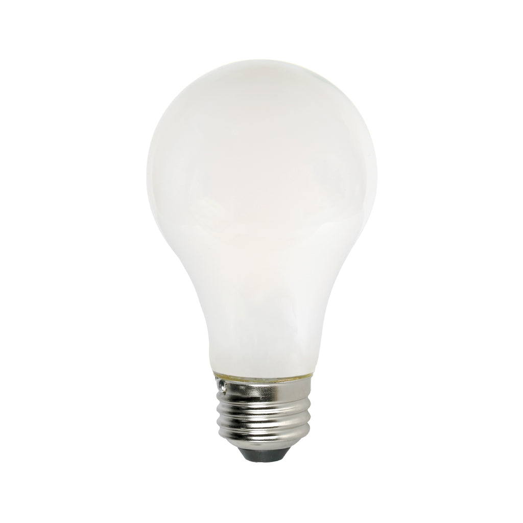 CLEANLIFE® LED A19 White Glass Non-Dimmable Light Bulb 9W (75W Equivalent)