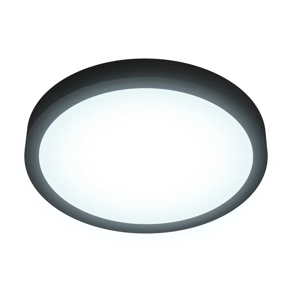 7" CLEANLIFE® 48-51V DC Edgelit LED Round Panel, 4000K