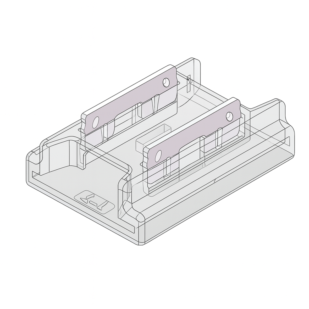 CLEANLIFE® Smart PCB-PCB Fixed CCT IP-20 COB Tape Light Connector