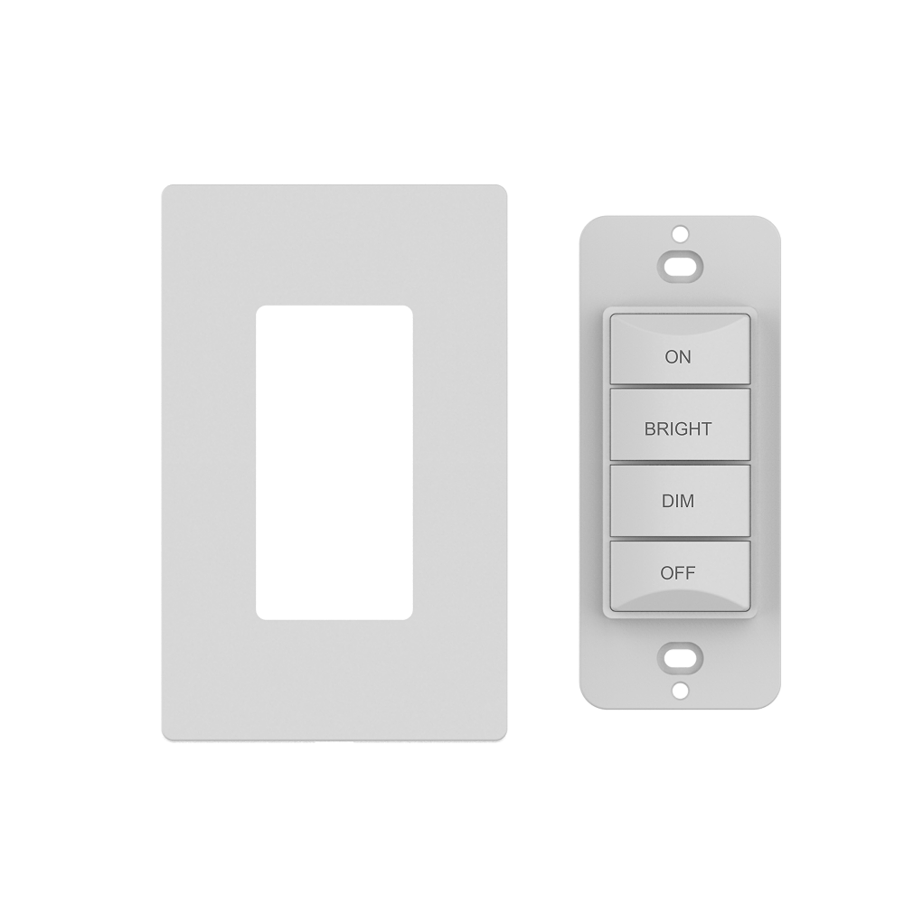 4-Button Kinetic Dimmer Switch (Wall Plate Included)