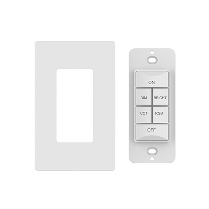 6-Button Kinetic RGB+Tunable White Switch  (Wall Plate Included)
