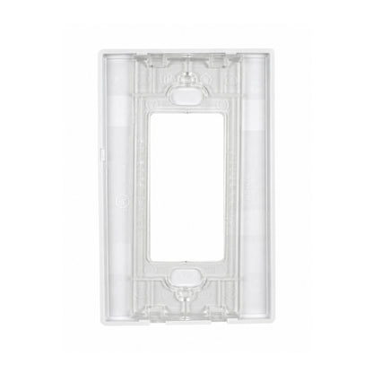 1-Gang Midsize Screwless Wall Plate - Glossy White