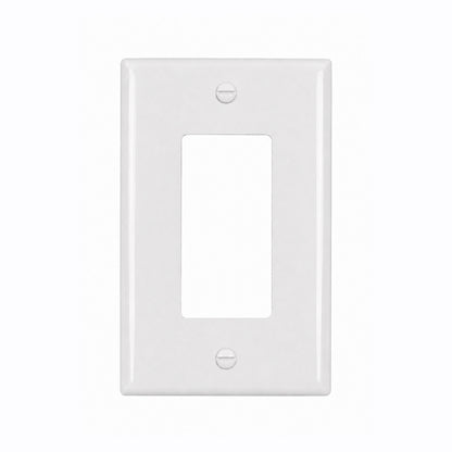 1-Gang Midsize Wall Plate - Glossy White