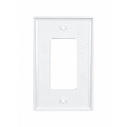 1-Gang Midsize Wall Plate - Glossy White