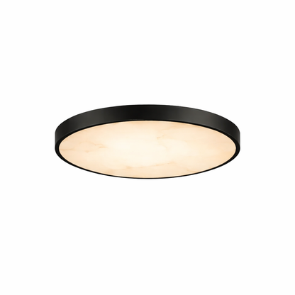 7" UltraLux® 48-51V DC Faux Alabaster Modern Ceiling Light