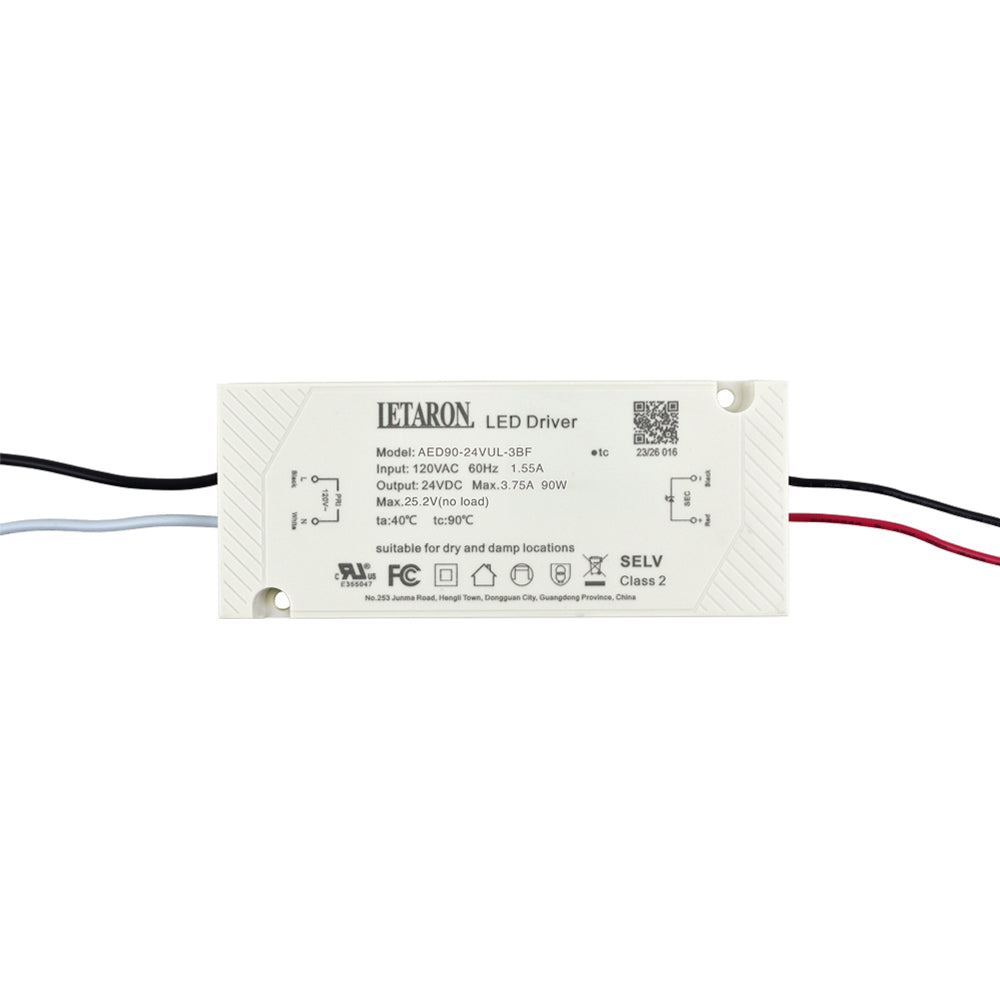 LETARON® AED90-24VUL LED Driver 24VDC 90W