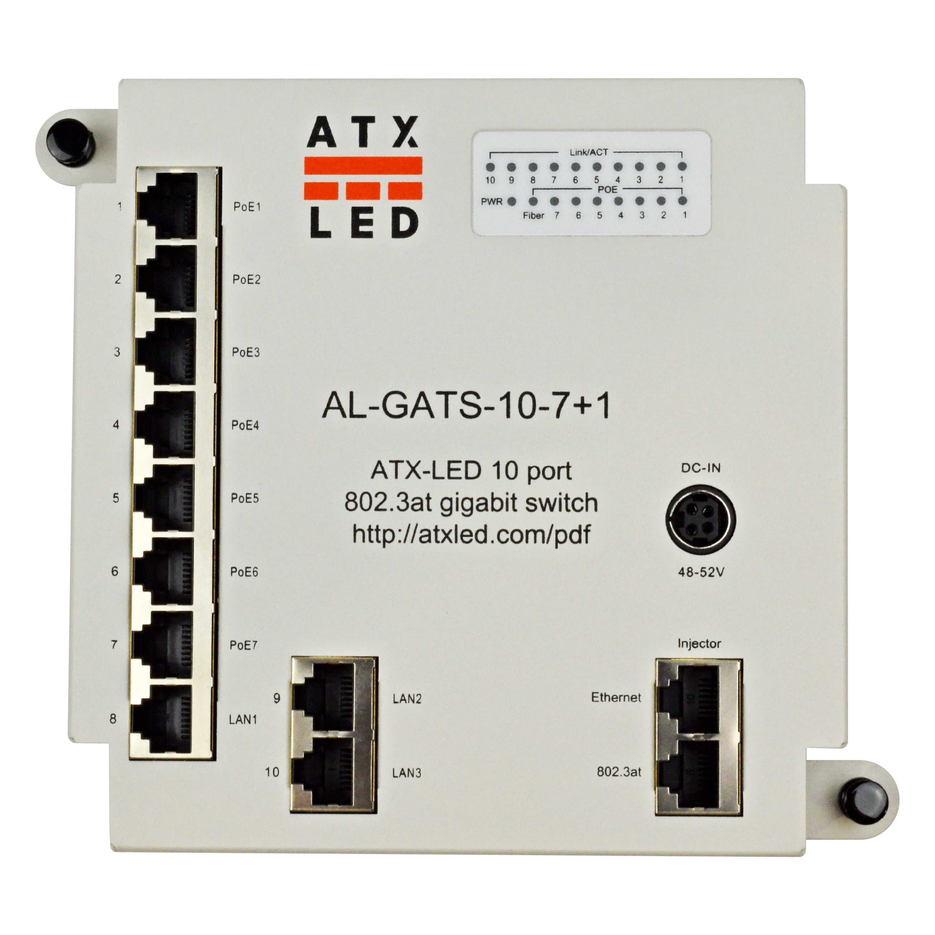 ATX LED® ATX SML 10 Port Gigabit Switch