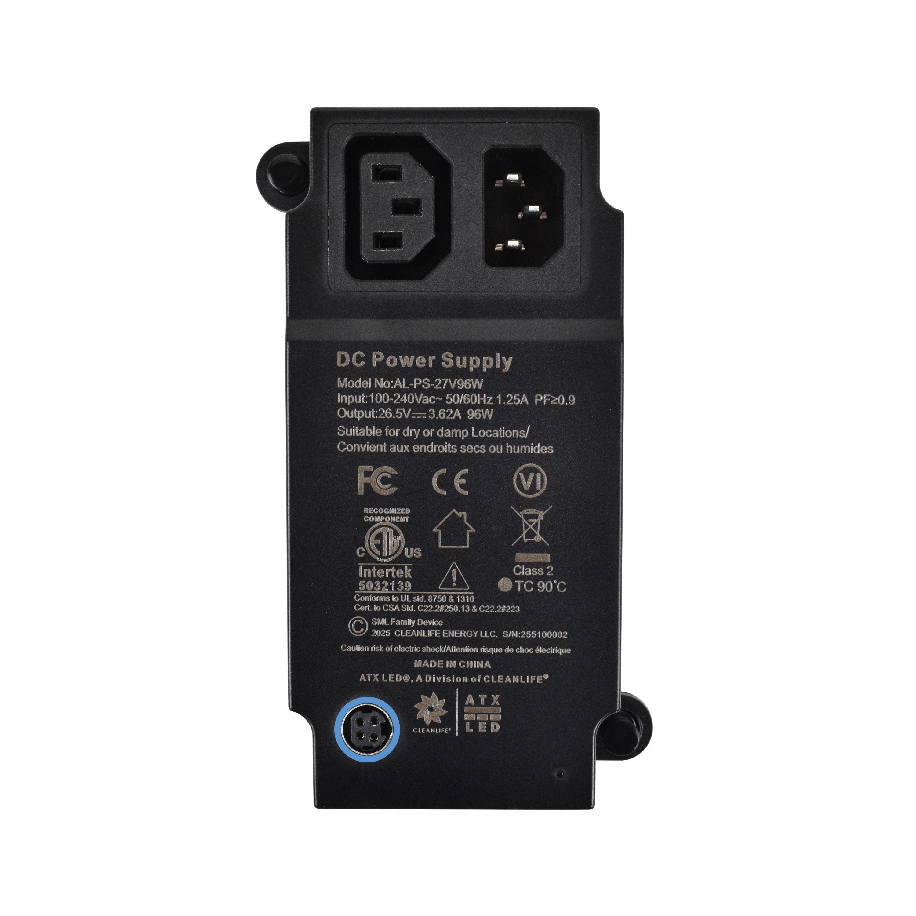 ATX LED® 24V 96W Class 2 Power Supply for Ceiling Fans