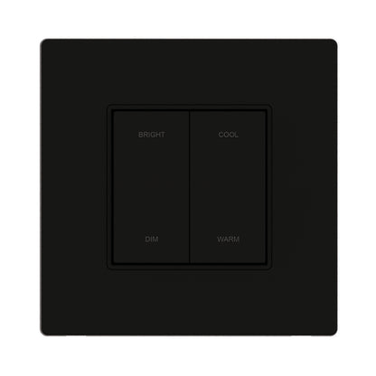 Dual-Rocker Tunable White Kinetic  Dimmer Switch (Built-in Wall Plate)