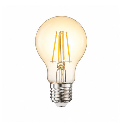 CLEANLIFE® 48VDC A19 Clear LED Light Bulb 6W (60W Equivalent) Dimmable, (2-Pack)