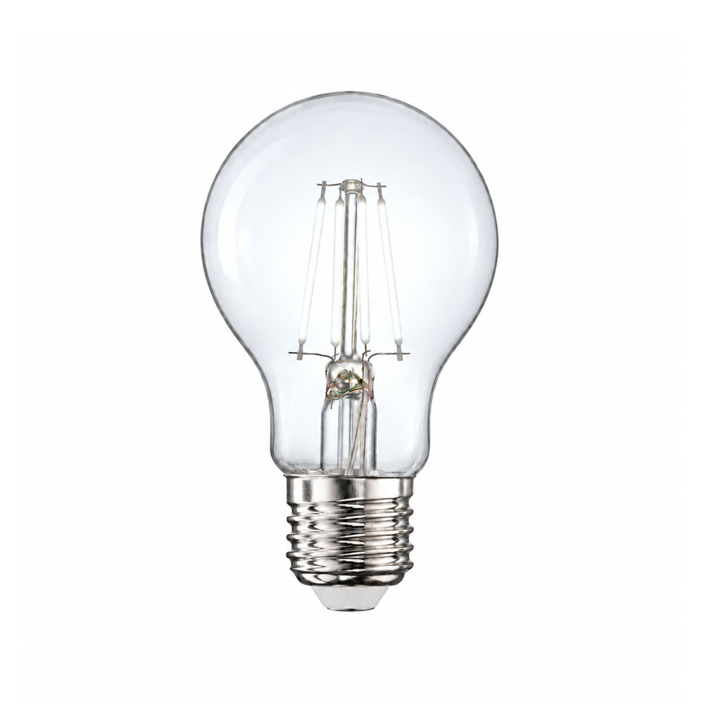 CLEANLIFE® 48VDC A19 Clear LED Light Bulb 6W (60W Equivalent) Dimmable, (2-Pack)