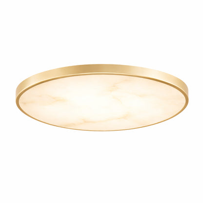 15" UltraLux® 48-51V DC Faux Alabaster Modern Ceiling Light