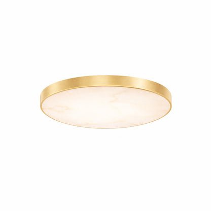 7" UltraLux® 48-51V DC Faux Alabaster Modern Ceiling Light