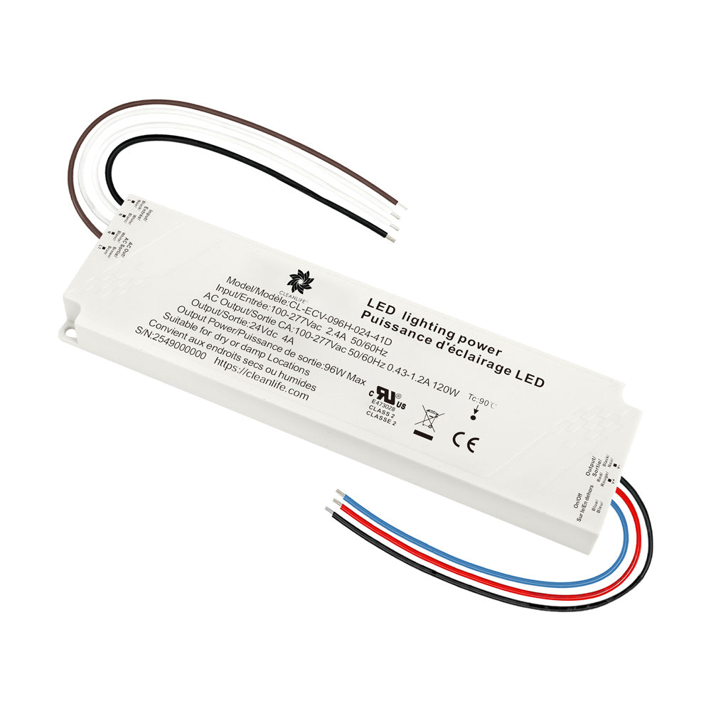 CLEANLIFE® CL-ECV-096 Backlit Mirror LED Driver with Defogger Output (24V DC)