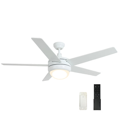 CLEANLIFE® 24VDC Integrated LED Ceiling Fan, Square Blades, 5-Blades
