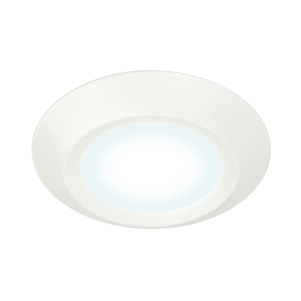 CLEANLIFE® 48-51V DC 7" LED Flush Mount Disc Light, 4000K (2-Pack)