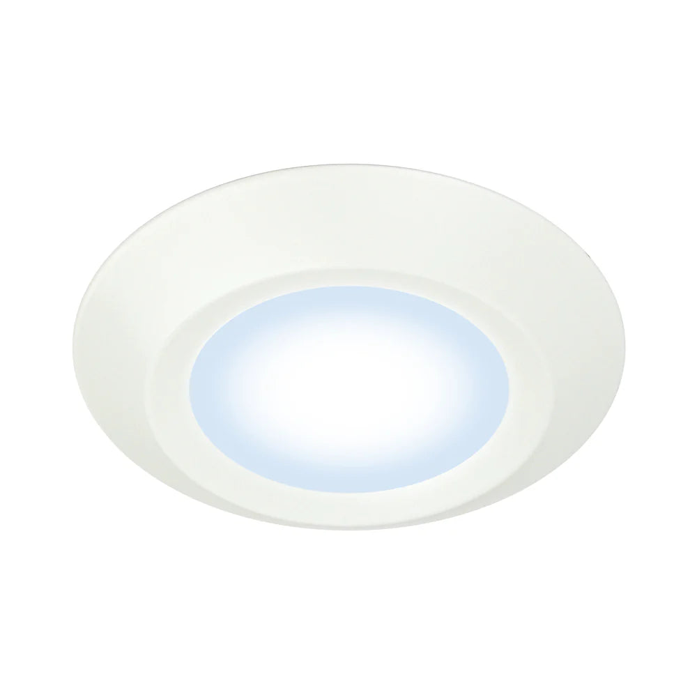 CLEANLIFE® 48-51V DC 7" LED Flush Mount Disc Light, 5000K (2-Pack)