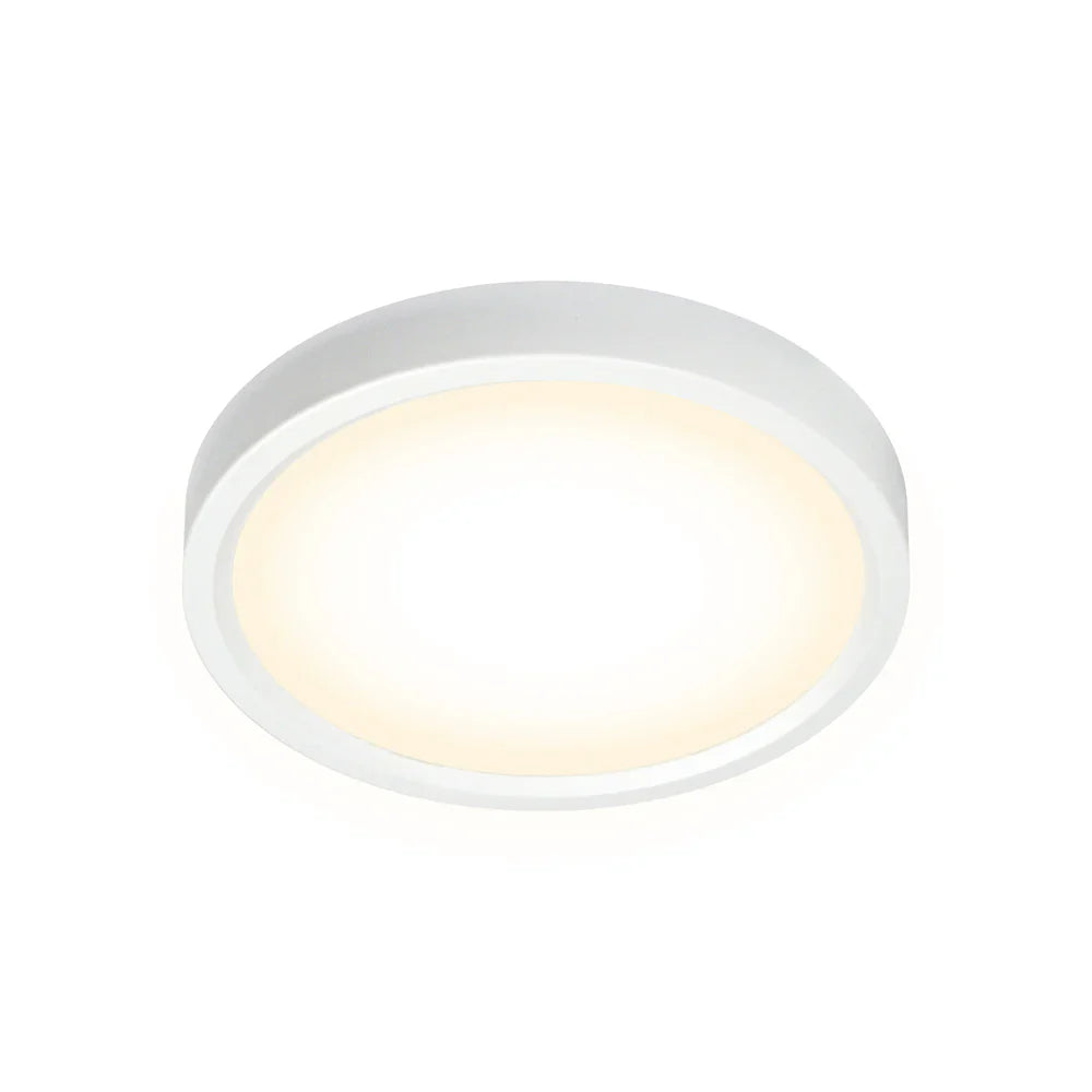 5” CLEANLIFE® 48-51V DC Edgelit LED Round Panels, 3000K