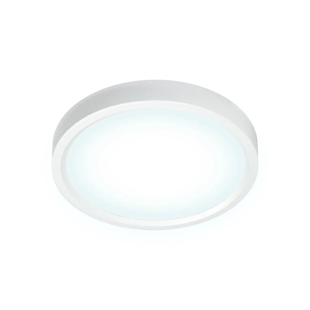 5” CLEANLIFE® 48-51V DC Edgelit LED Round Panels, 4000K