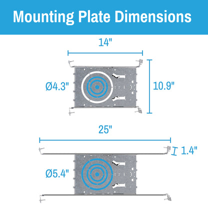 CLEANLIFE® 4" Recessed LED Canless Downlight