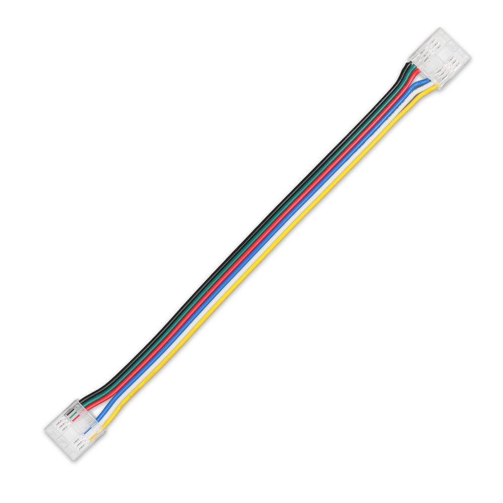 CLEANLIFE® Smart PCB-Wire-PCB RGB + CCT IP-20 COB Light Strip Connector