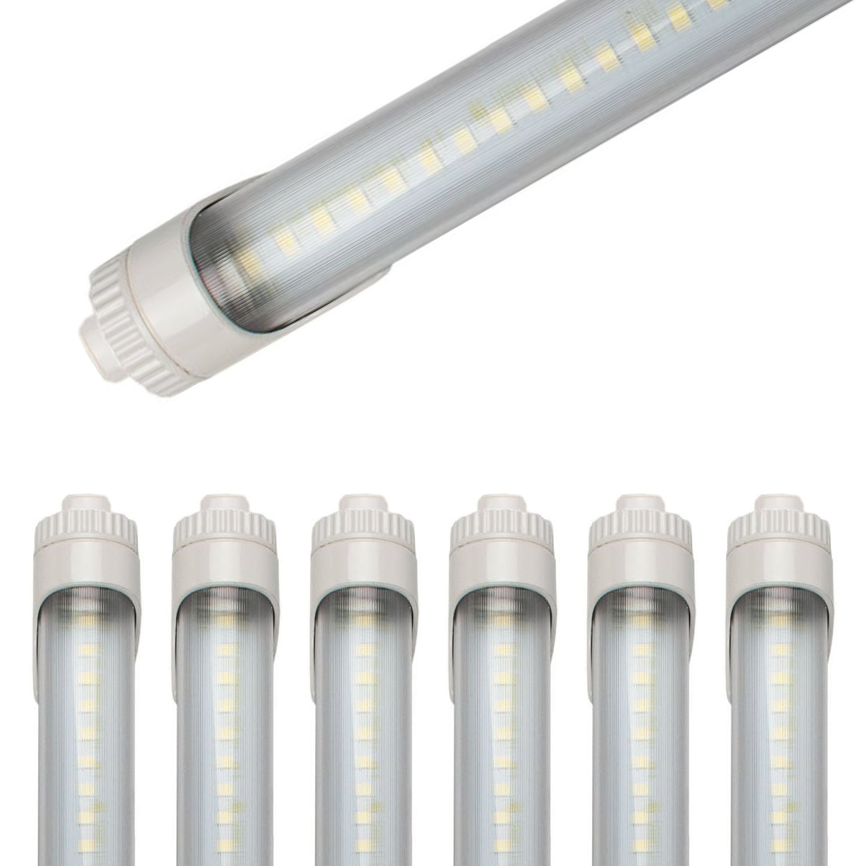 High Power InstantStart® LED Light Tube (Striped) 6-Pack