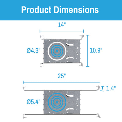 Mounting Plate for 4" and 6" Downlights