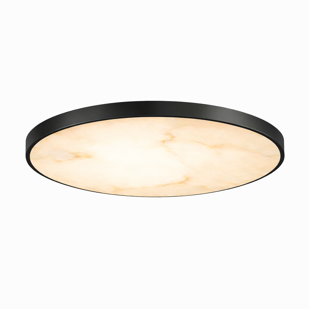 15" UltraLux® 48-51V DC Faux Alabaster Modern Ceiling Light