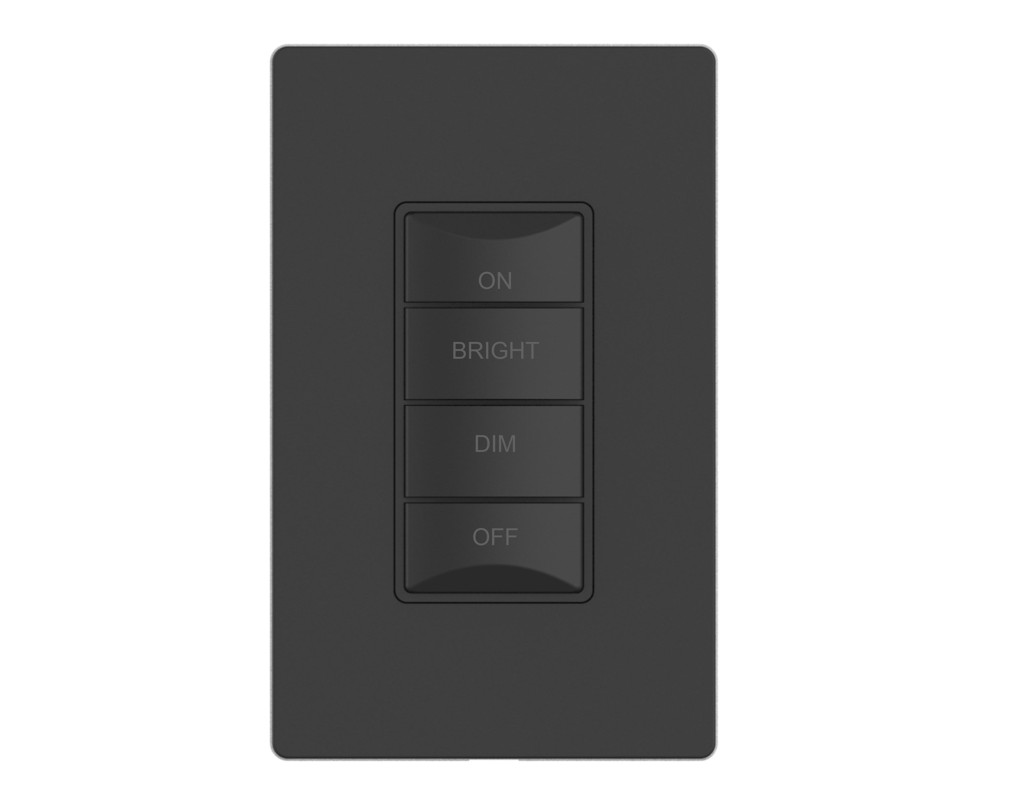 4-Button Kinetic Dimmer Switch (Wall Plate Included)