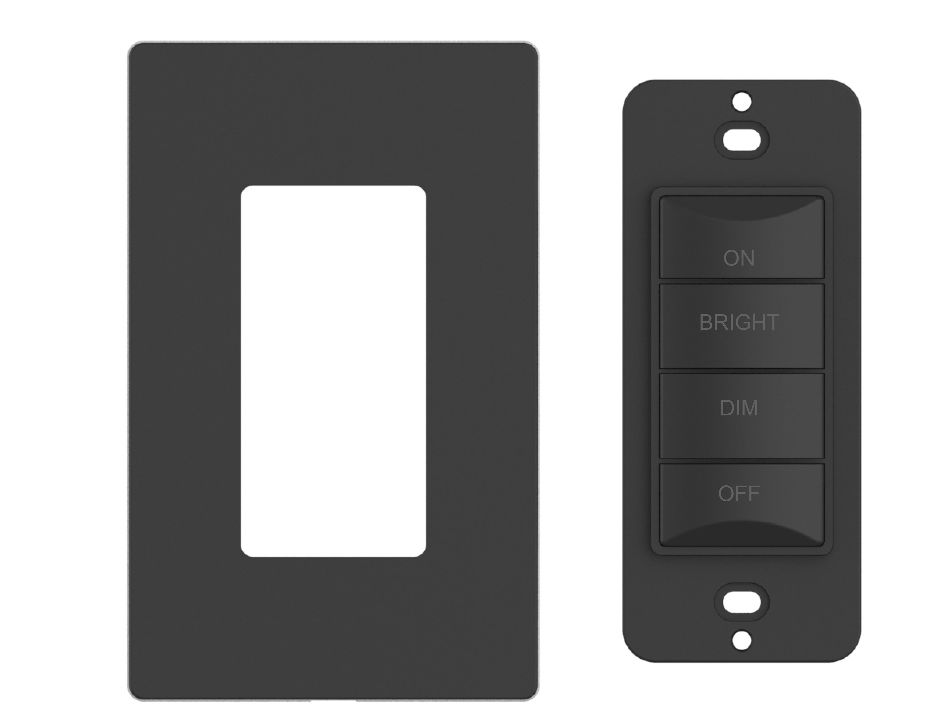 4-Button Kinetic Dimmer Switch (Wall Plate Included)