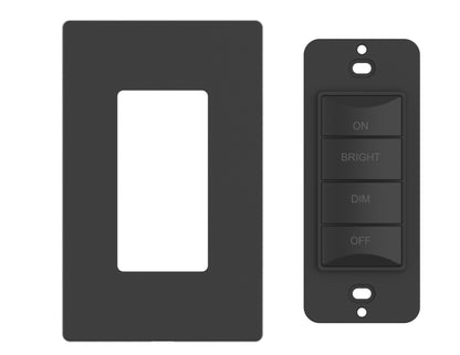 4-Button Kinetic Dimmer Switch (Wall Plate Included)
