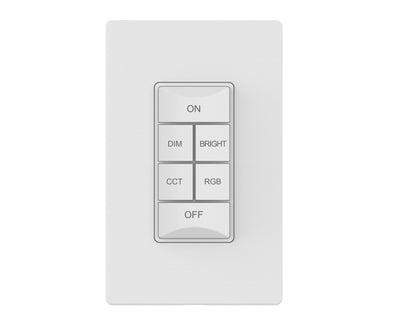 6-Button Kinetic RGB+Tunable White Switch  (Wall Plate Included)