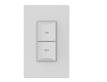 2-Button Kinetic ON/OFF Dimmer Switch  (Wall Plate Included)