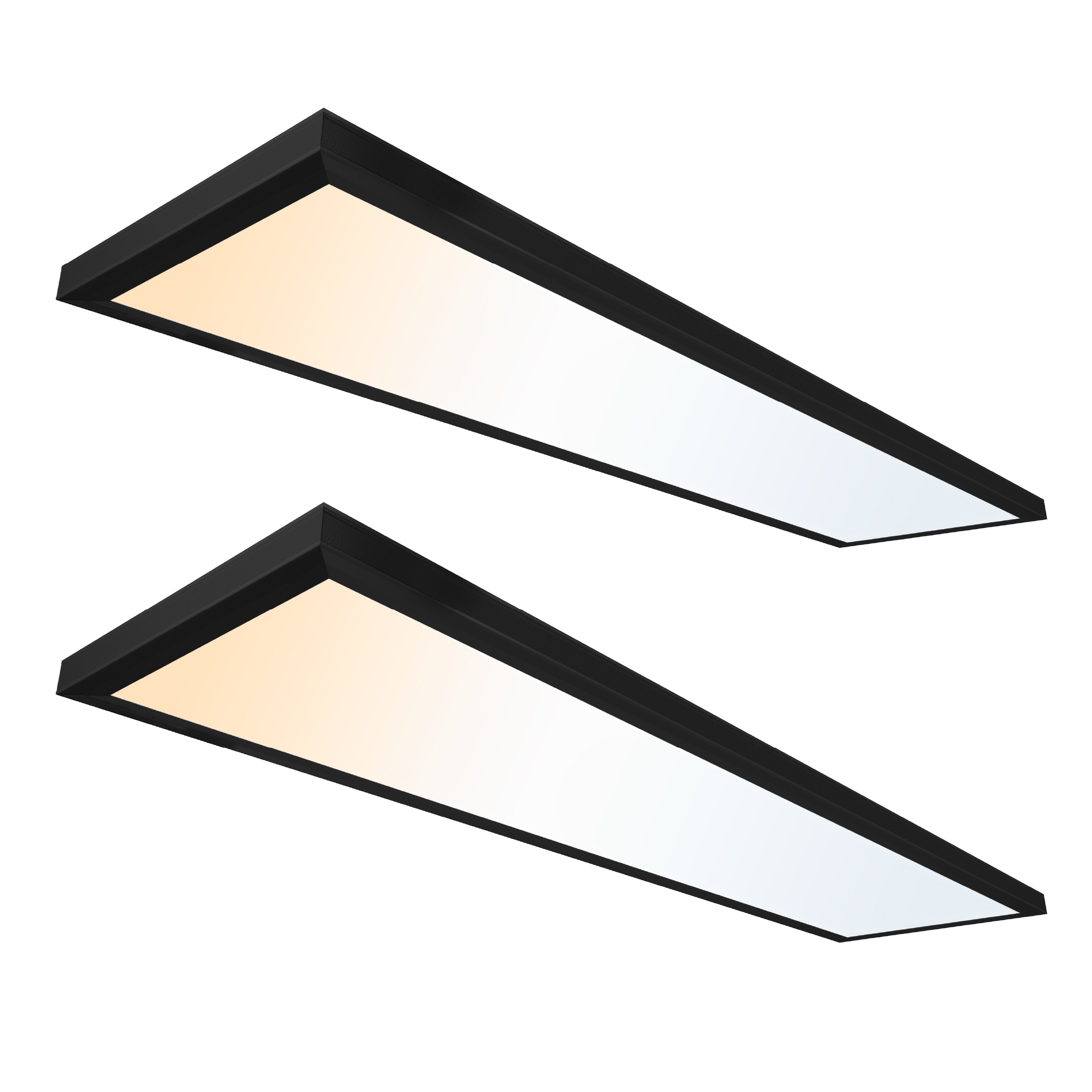 ULTRALUX® CCT Switchable Surface Mount LED Panel Light - 1' x 4' (3000K/4000K/5000K)