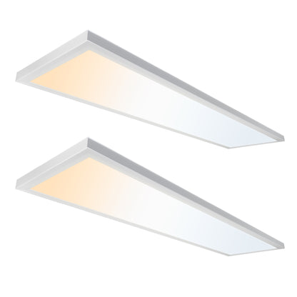 ULTRALUX® CCT Switchable Surface Mount LED Panel Light - 1' x 4' (3000K/4000K/5000K)