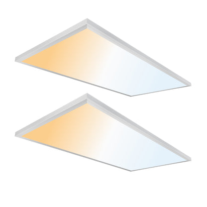 ULTRALUX® CCT Switchable Surface Mount LED Panel Light - 2' x 4' (3000K/4000K/5000K)