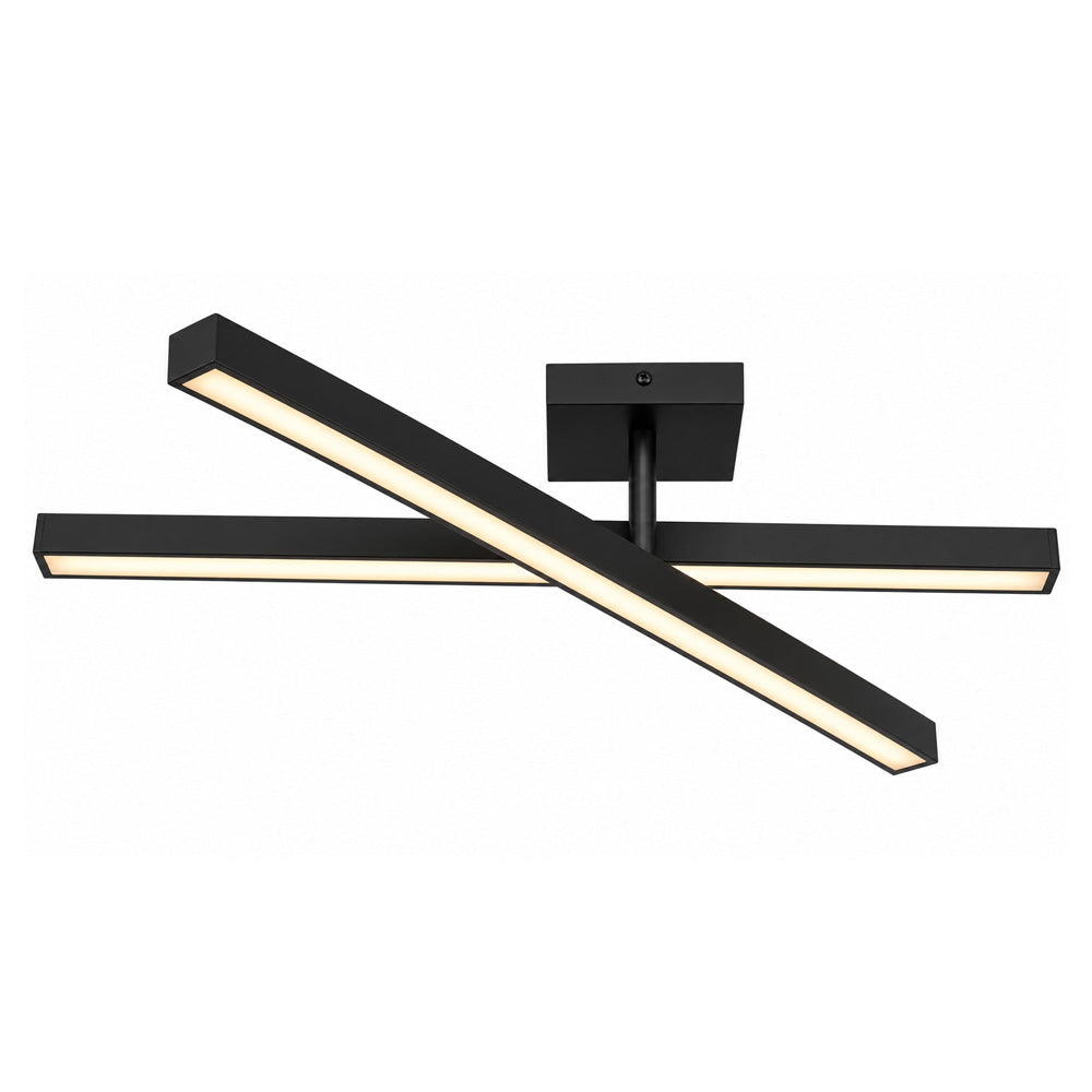 UltraLux® 48-51V DC Modern Cross-Bar Semi-Flush Mount