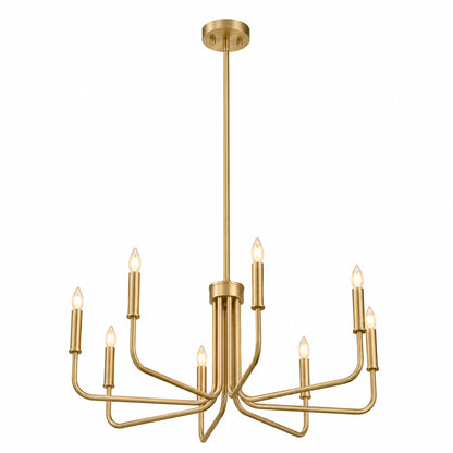 UltraLux® 48-51V DC 8-Light Modern Sculptural Chandelier