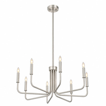 UltraLux® 48-51V DC 8-Light Modern Sculptural Chandelier