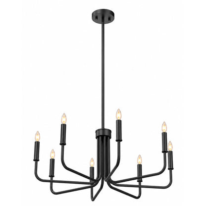 UltraLux® 48-51V DC 8-Light Modern Sculptural Chandelier