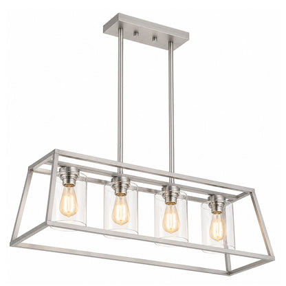 UltraLux® 48-51V DC 4-Light Modern Transitional Linear Pendant