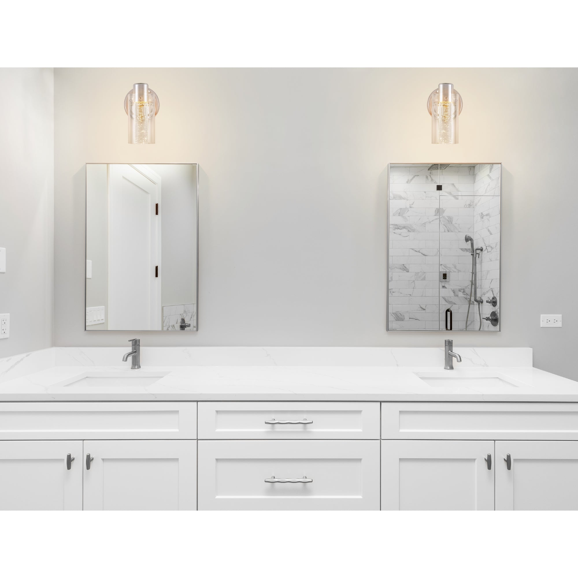 ULTRALUX® 8" Bubble Glass LED Vanity/Wall Light