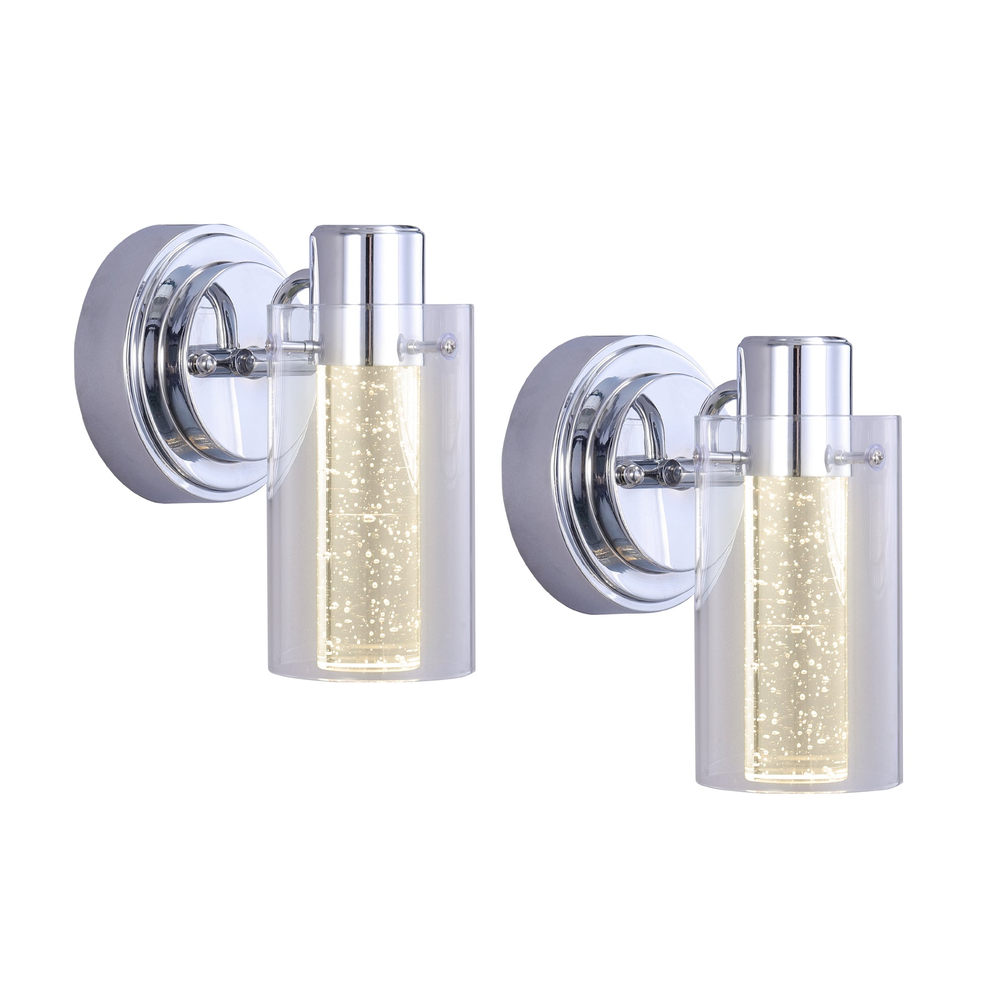 ULTRALUX® 8" Bubble Glass LED Vanity/Wall Light