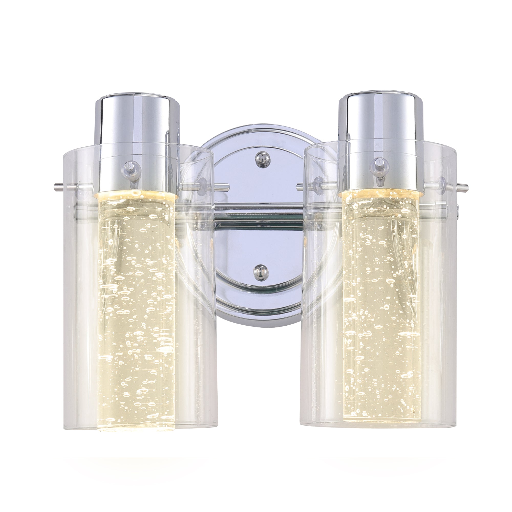 ULTRALUX® 9" Bubble Glass LED Vanity Light 2-Lamp