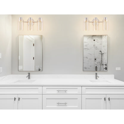 ULTRALUX® 15" Bubble Glass LED Vanity Light 3-Lamp