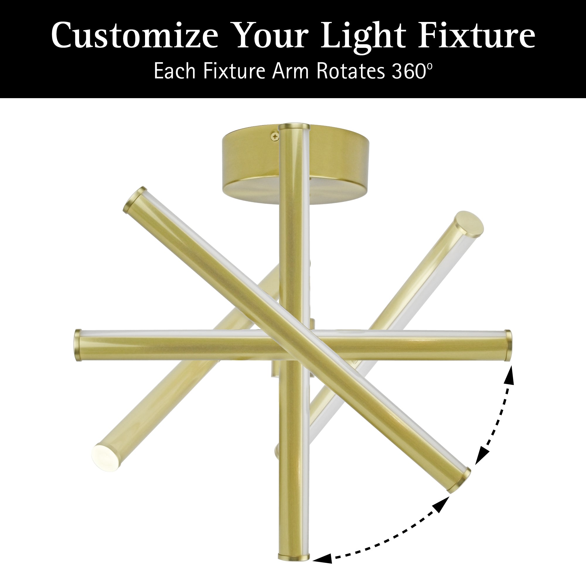 ULTRALUX® 16" Free Form LED Ceiling Light
