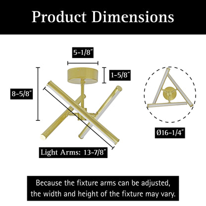 ULTRALUX® 16" Free Form LED Ceiling Light